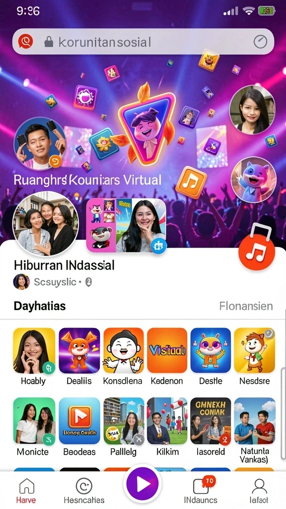 11bola - Fitur multiplayer yang memungkinkan bermain dengan teman.
