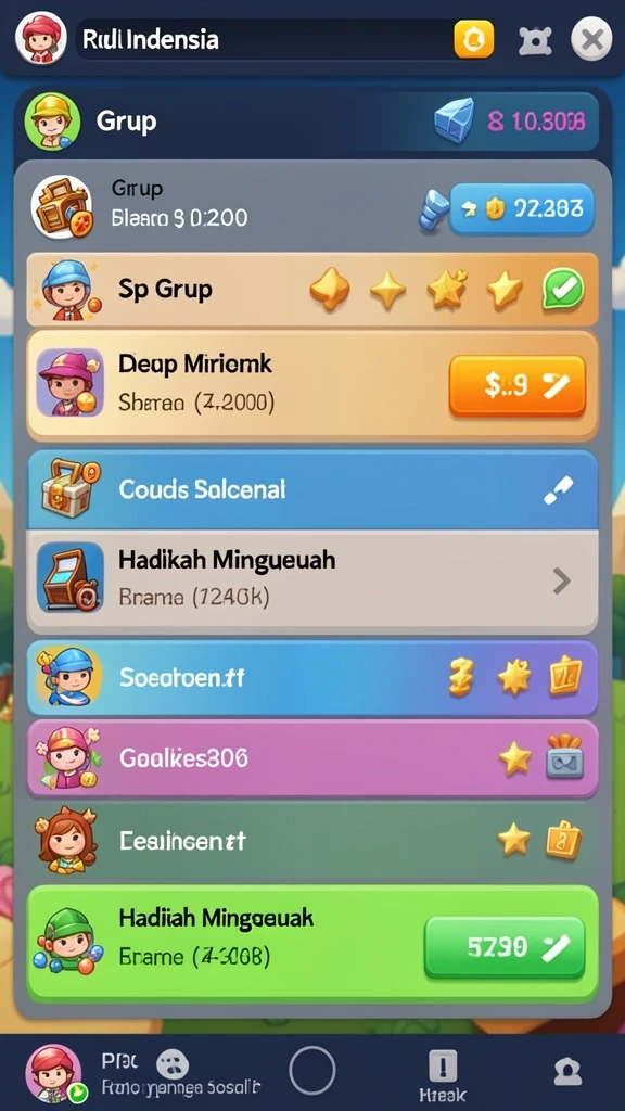 888r - Screenshot pertama menunjukkan tampilan antarmuka yang atraktif.