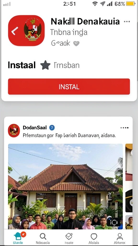 kekar4d - Tampilan menu utama aplikasi KEKAR4D yang menarik.