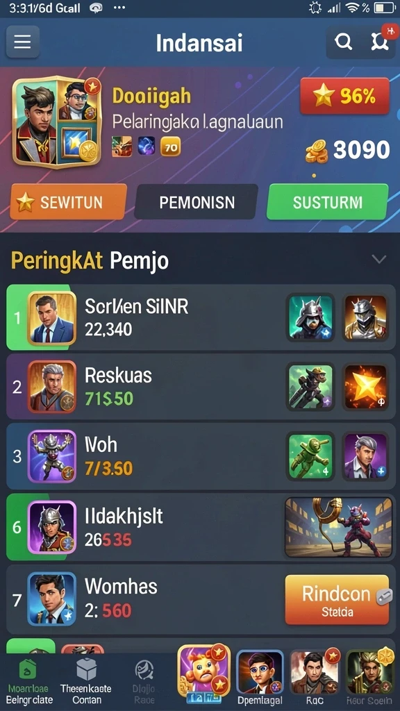 mg525 - Tampilan awal game dengan grafis yang menarik.