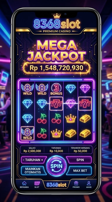 Layar utama 8368slot — antarmuka bersih setelah instalasi